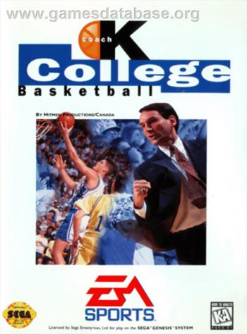 Cover Coach K College Basketball for Genesis - Mega Drive